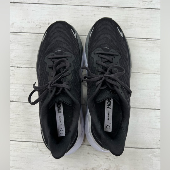 Hoka One One W Arahi 6 Women’s Size 10.5B ‘White Black’ - Picture 7 of 11